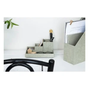 BigsoBox 4tlg. Set: Desktop-Organizer „Lena“ In Beige 26