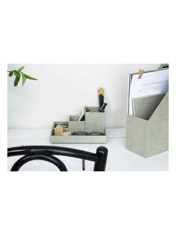 BigsoBox 4tlg. Set: Desktop-Organizer „Lena“ In Beige 9