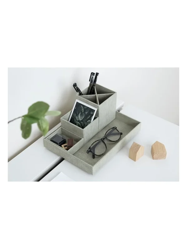 BigsoBox 4tlg. Set: Desktop-Organizer „Lena“ In Beige 11