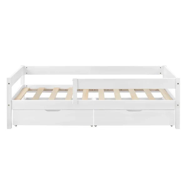 En.casa Kinderbett Borgarnes Mit Matratze In Weiß (L)200cm (B)90cm 5