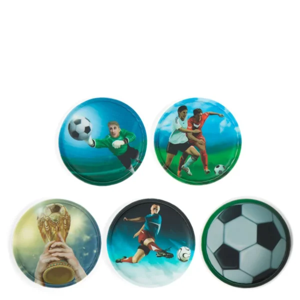 Ergobag Zubehör Klettie – Set 5 Tlg. Matt In Fußball 1