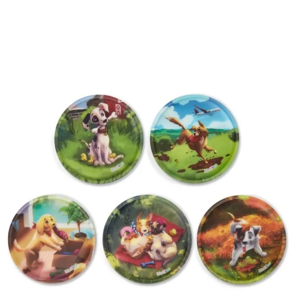 Ergobag Zubehör Klettie – Set 5 Tlg. Matt In Hundewelpen 1