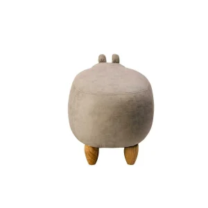 HappyHome Tierhocker Nilpferd In Grau – L68 X B35 X H36 Cm 19