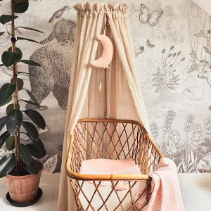 Jollein Spannbettlaken Für Stubenwagen Und Wiegen Jersey, 40 X 80/90 Cm, Pale Pink 10
