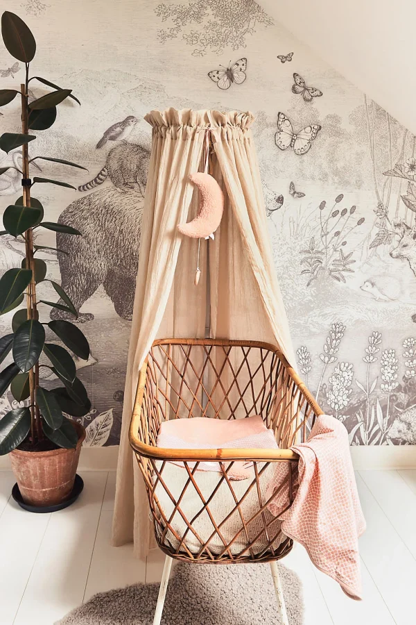 Jollein Spannbettlaken Für Stubenwagen Und Wiegen Jersey, 40 X 80/90 Cm, Pale Pink 3