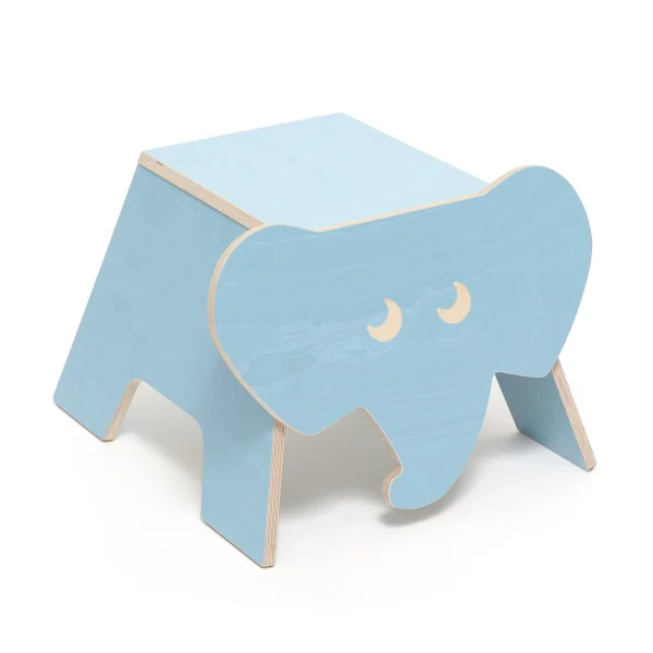 Julica Kinderhocker „Ele“ Mit Staufach In Blau 3