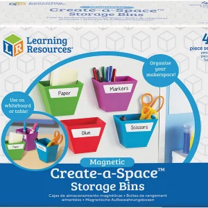 Learning Resources® Utensilienboxen Magnetic Create-A-Space™ Storage Bins, Magnetisch, 4-tlg. 11