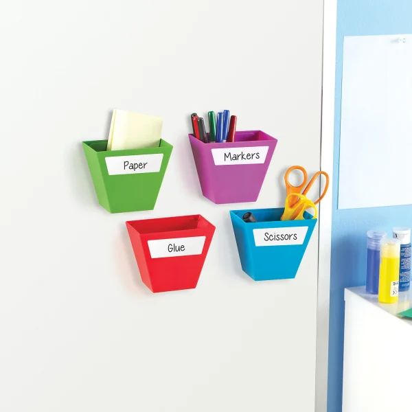 Learning Resources® Utensilienboxen Magnetic Create-A-Space™ Storage Bins, Magnetisch, 4-tlg. 4