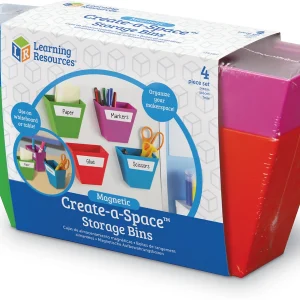 Learning Resources® Utensilienboxen Magnetic Create-A-Space™ Storage Bins, Magnetisch, 4-tlg. 19