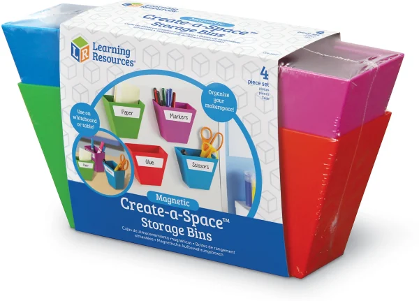 Learning Resources® Utensilienboxen Magnetic Create-A-Space™ Storage Bins, Magnetisch, 4-tlg. 7