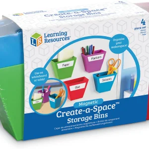 Learning Resources® Utensilienboxen Magnetic Create-A-Space™ Storage Bins, Magnetisch, 4-tlg. 21