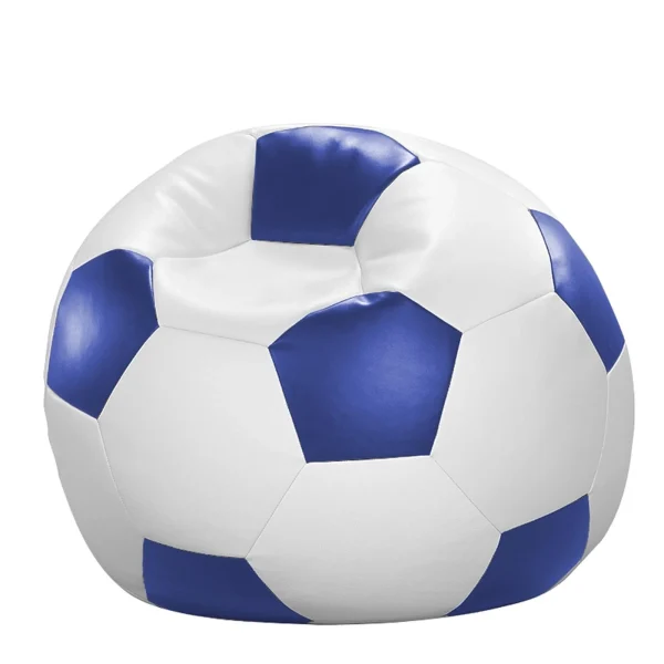 Linke Licardo Sitzball Aus Kunstleder In Blau/weiß 1