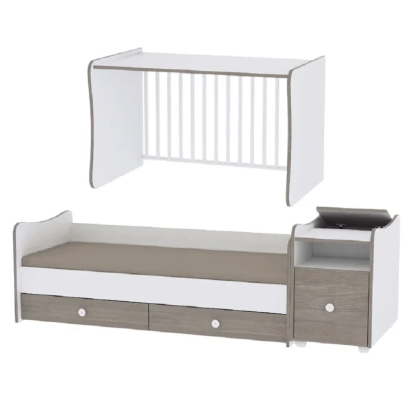 Lorelli Babybett Trend Plus NEW 4 In 1 In Natur 4