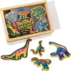 Melissa & Doug Magnete Aus Holz, Dinosaurier 32
