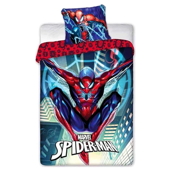 Spiderman 2-tlg.Set: Kinderbettwäsche Spider-Man In Bunt 1