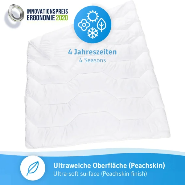 Third Of Life Ganzjahresdecke „BLANCO“ Mit Sanitized®-Schutz Für Eine Hygienischen Schlaf 3