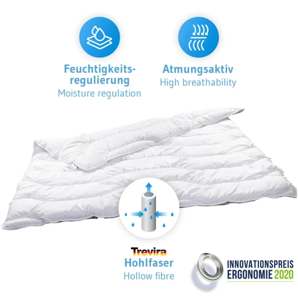 Third Of Life Ganzjahresdecke „BLANCO“ Mit Sanitized®-Schutz Für Eine Hygienischen Schlaf 5
