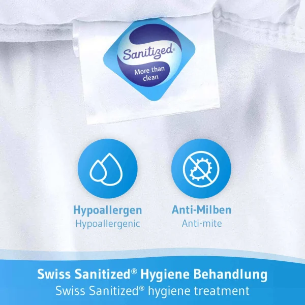 Third Of Life Ganzjahresdecke „BLANCO“ Mit Sanitized®-Schutz Für Eine Hygienischen Schlaf 6