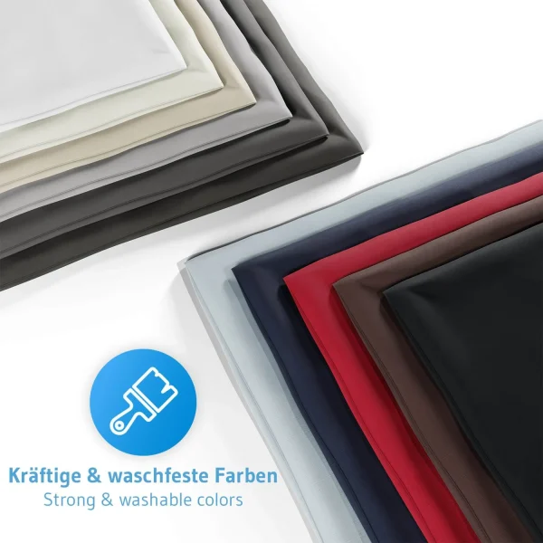 Third Of Life Spannbettlaken „ALBA“ Aus 100% Oekotex-Baumwolle GOTS Zertifiziert In Schwarz 6