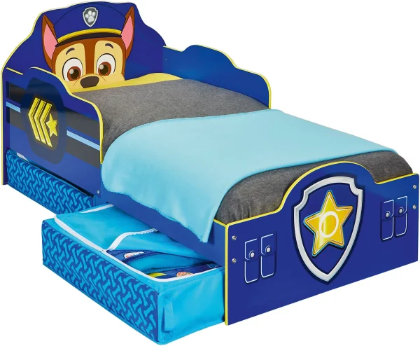 THOMAS & FRIENDS Kinderbett De Luxe, PAW Patrol, Mit 2 Schubladen, Blau, 70 X 140 Cm 1
