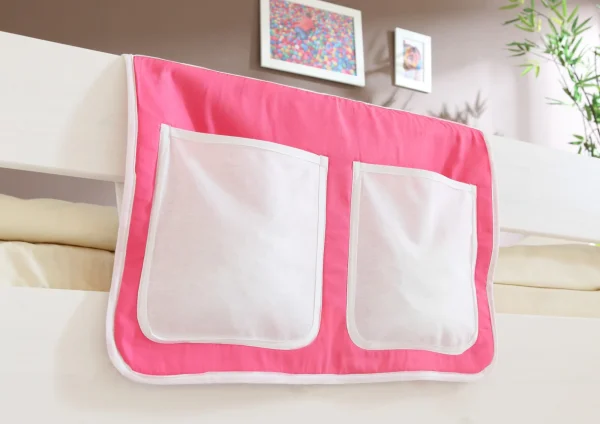 Ticaa Betttasche Für Hoch- Und Etagenbetten In Rosa-Weiß 3