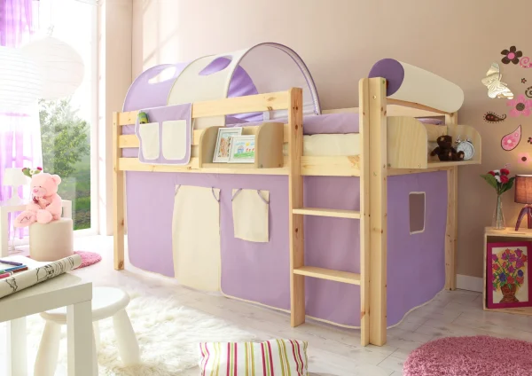 Ticaa Hochbett Malte In Lila-Beige 3