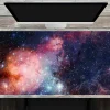 Tischsetmacher.de Schreibtischunterlage „Entfernte Galaxie“ In Blau (L)100 X (B)50 5