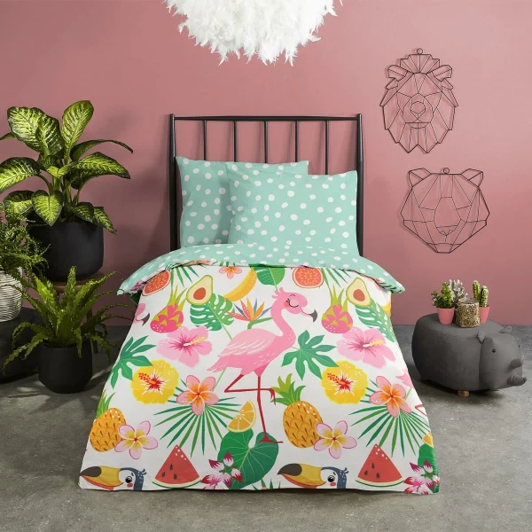 Traumschlaf Bettwäsche Flamingo In Bunt 3